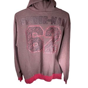 Marvel Spiderman #62 Mens Zip Up Graphic Hoodie Hooded Sweatshirt Size Med 38/40